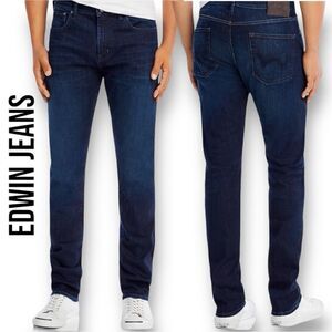 EDWIN Men’s Maddox Slim Fit Jeans in the Size 30X32 in Legend Blue Color